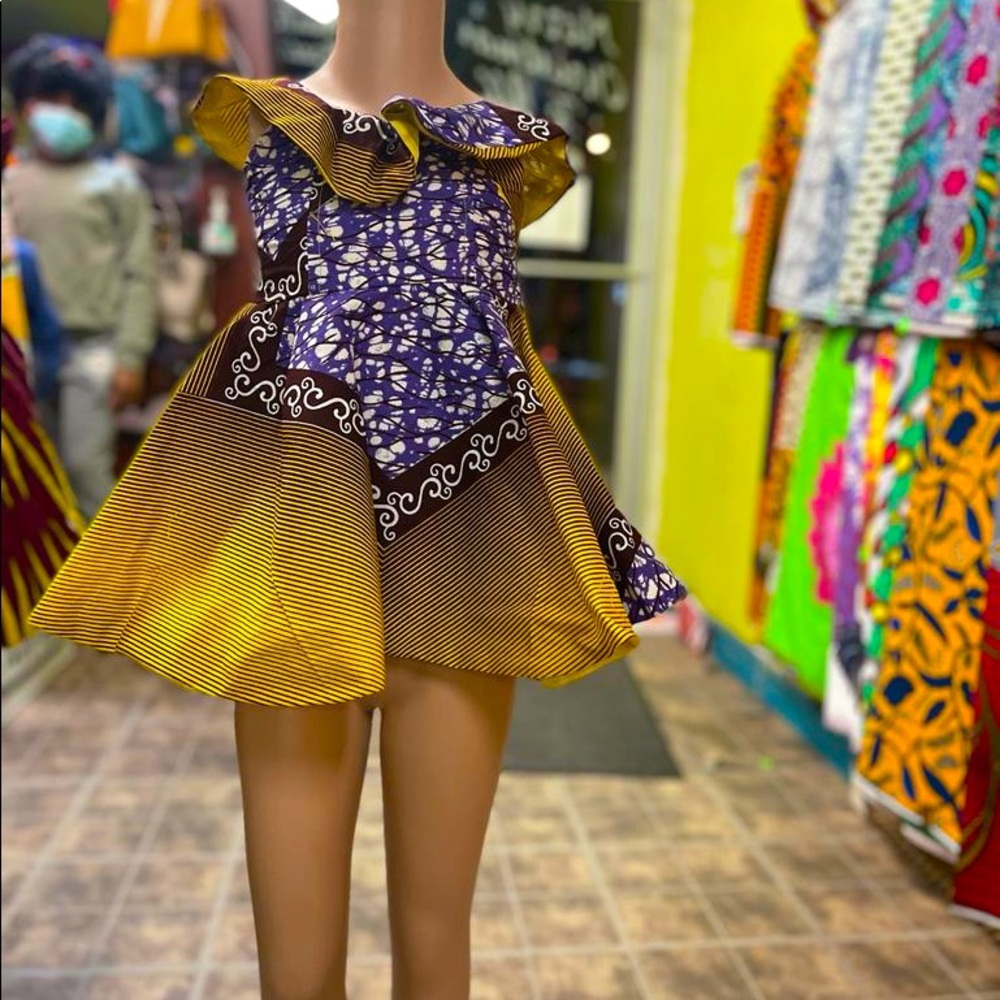 Kids dress(African print)